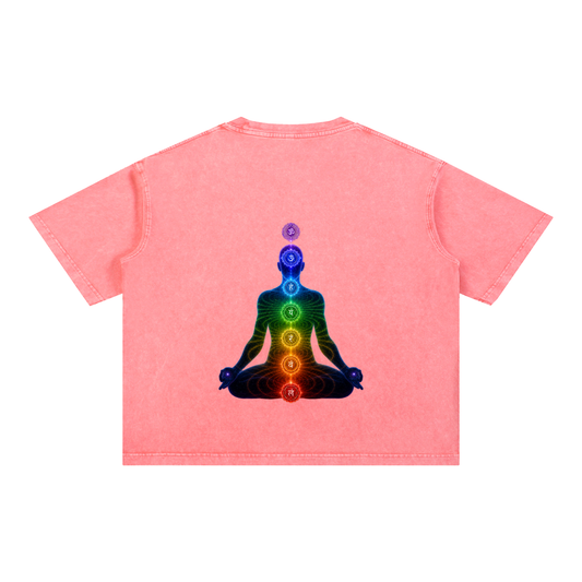 Mineral Wash Boxy Cotton T-Shirt