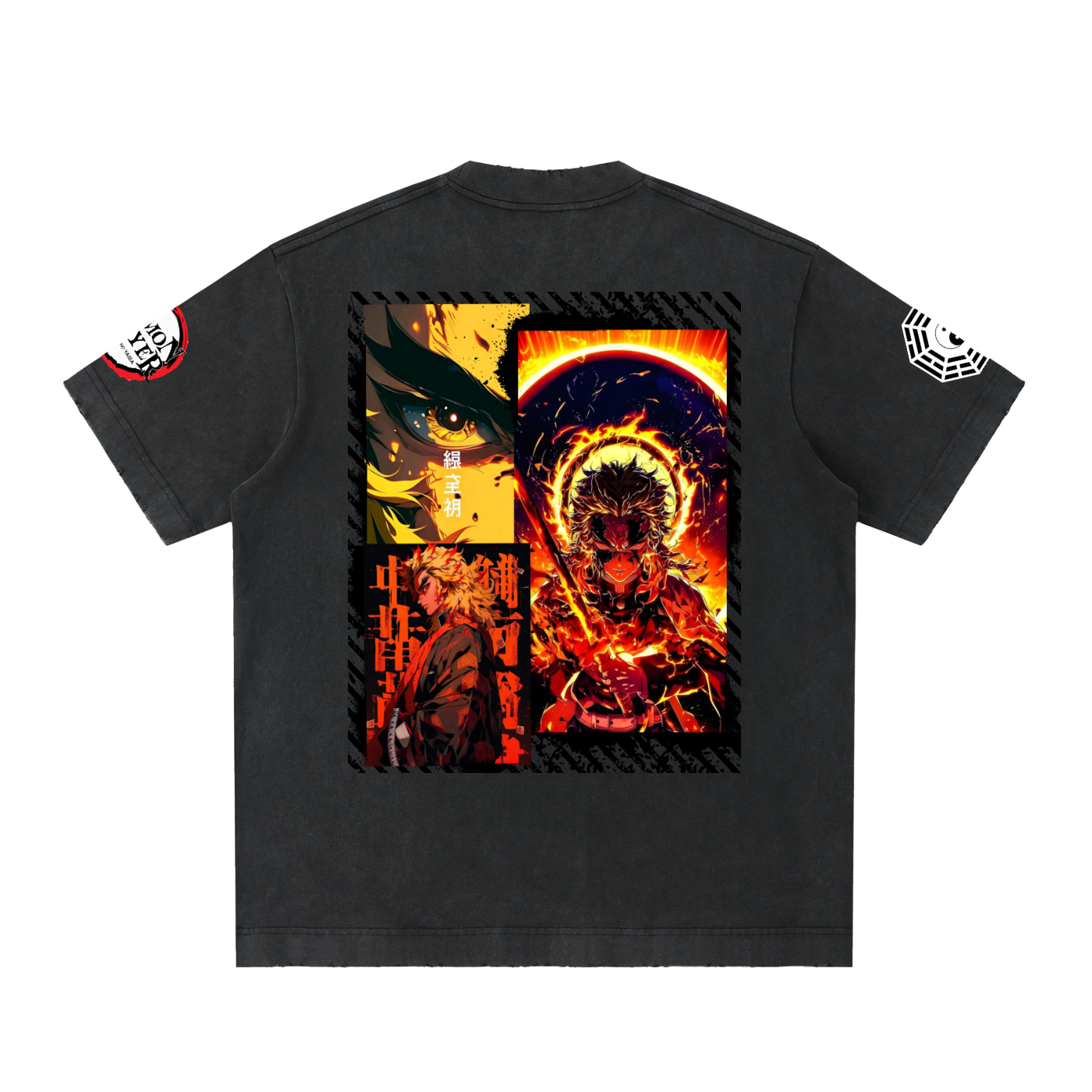 Heavyweight Vintage Washed Frayed T-Shirt