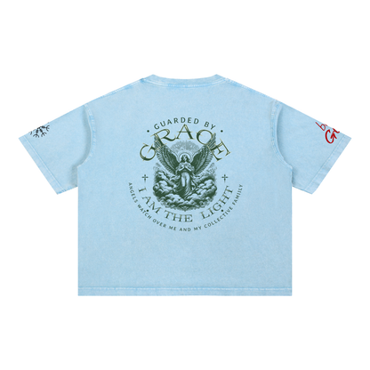 Mineral Wash Boxy Cotton T-Shirt
