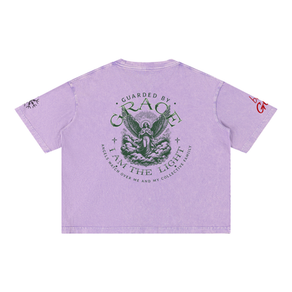 Mineral Wash Boxy Cotton T-Shirt