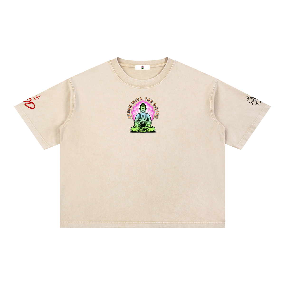 Mineral Wash Boxy Cotton T-Shirt