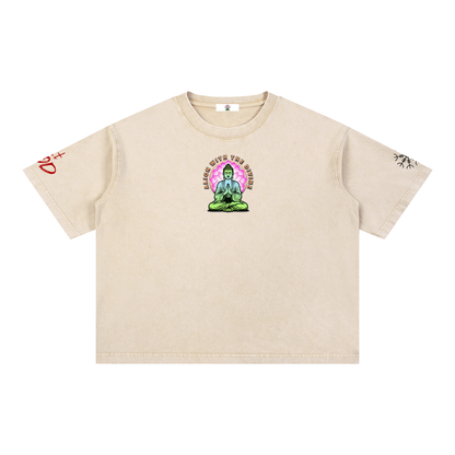 Mineral Wash Boxy Cotton T-Shirt