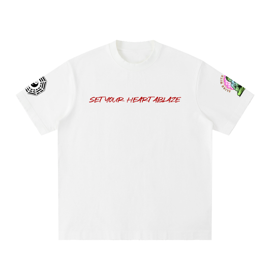 Heavyweight Vintage Washed Frayed T-Shirt