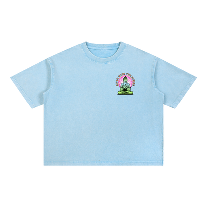 Mineral Wash Boxy Cotton T-Shirt