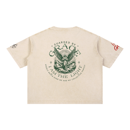Mineral Wash Boxy Cotton T-Shirt
