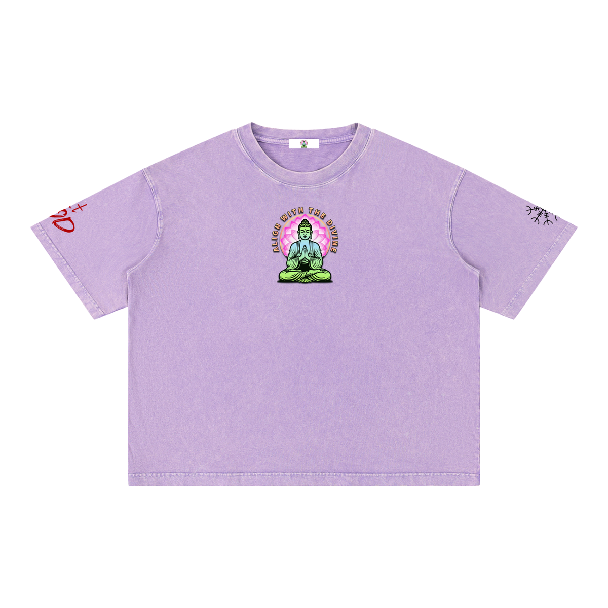 Mineral Wash Boxy Cotton T-Shirt