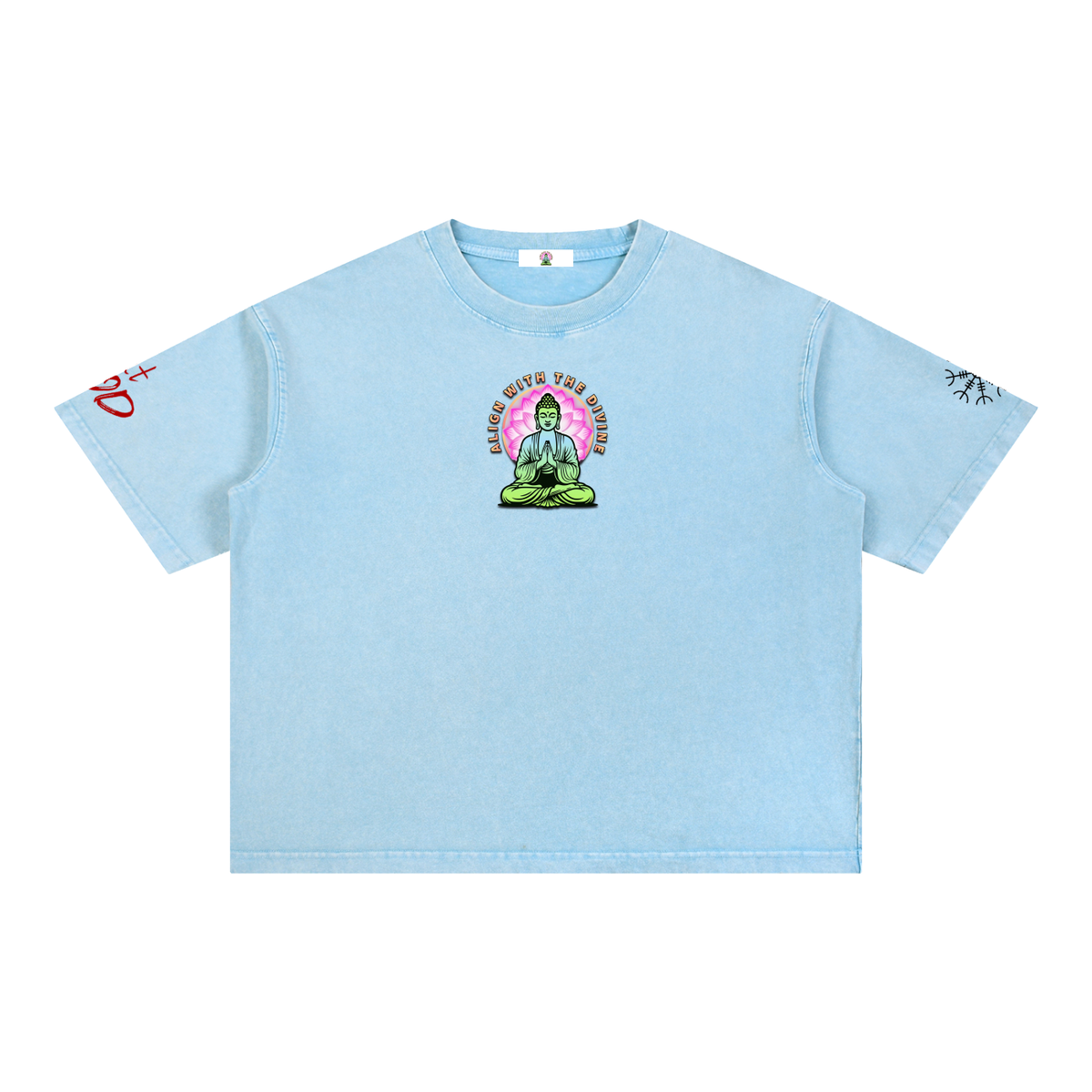 Mineral Wash Boxy Cotton T-Shirt