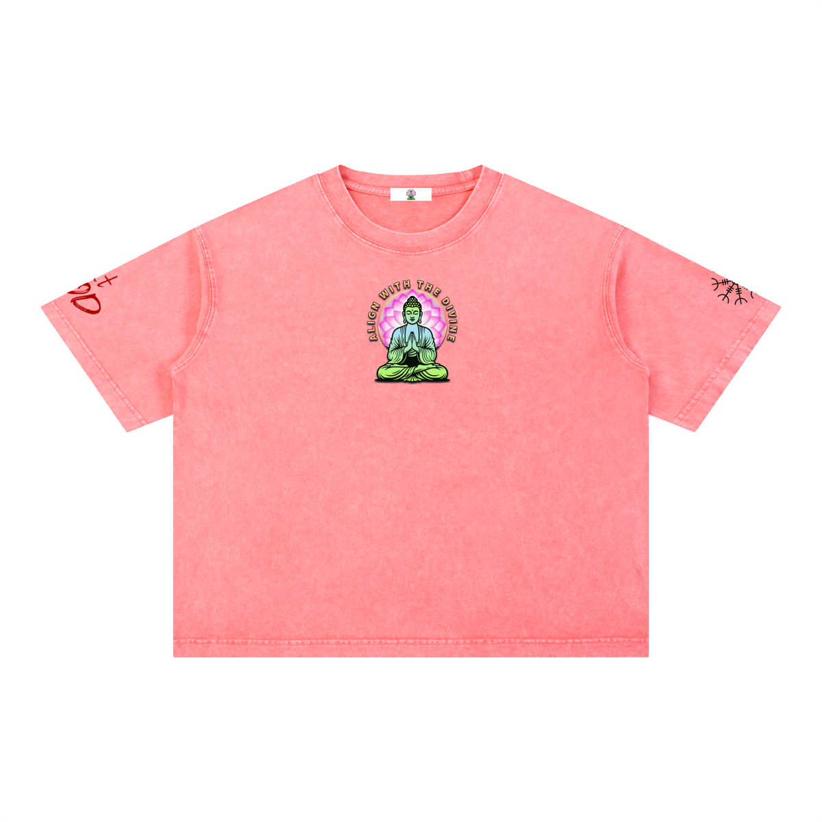 Mineral Wash Boxy Cotton T-Shirt