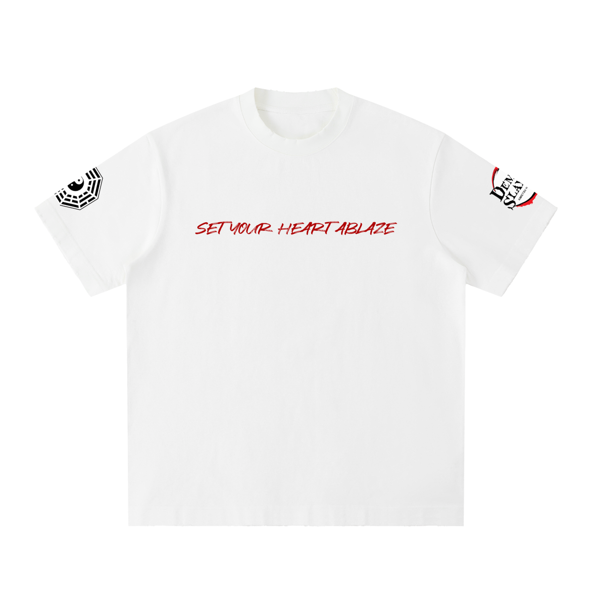 Heavyweight Vintage Washed Frayed T-Shirt