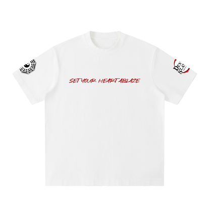 Heavyweight Vintage Washed Frayed T-Shirt