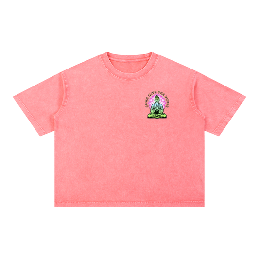 Mineral Wash Boxy Cotton T-Shirt
